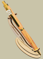 Click Ball Point Pen with Mark Gold Plated Fittings